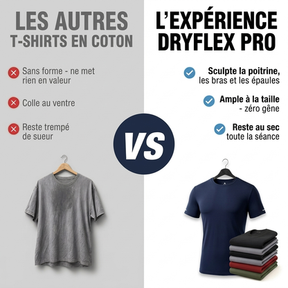 DryShape Pro™ — Le T-shirt à effet musculaire